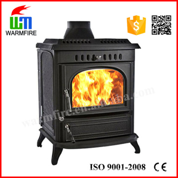 CE Certificate Free Standing Indoor Cast Iron Burning Wood Stove